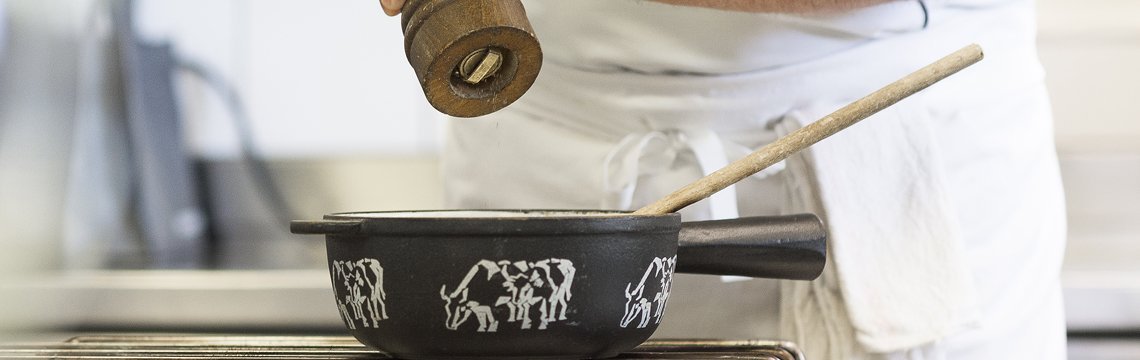 Bandeau plat saison Fondue fromage