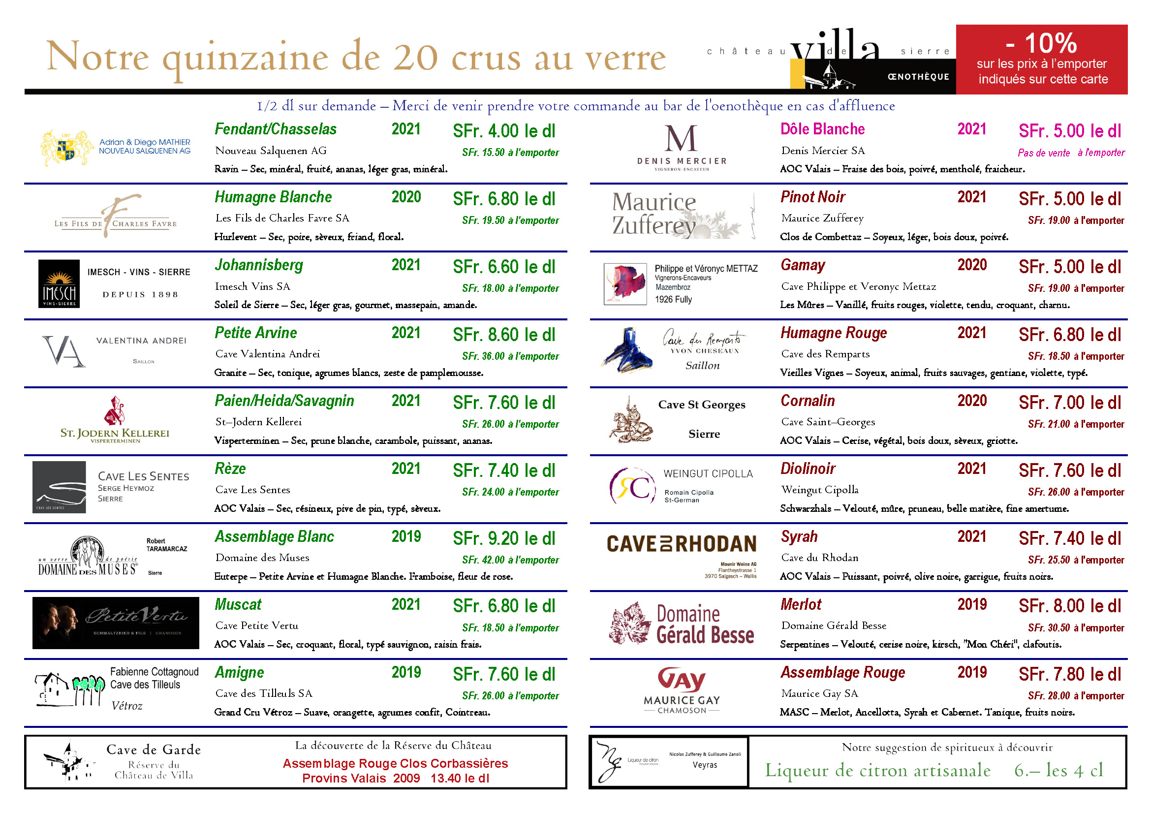 AFFICHAGE CRU DE FETE A4